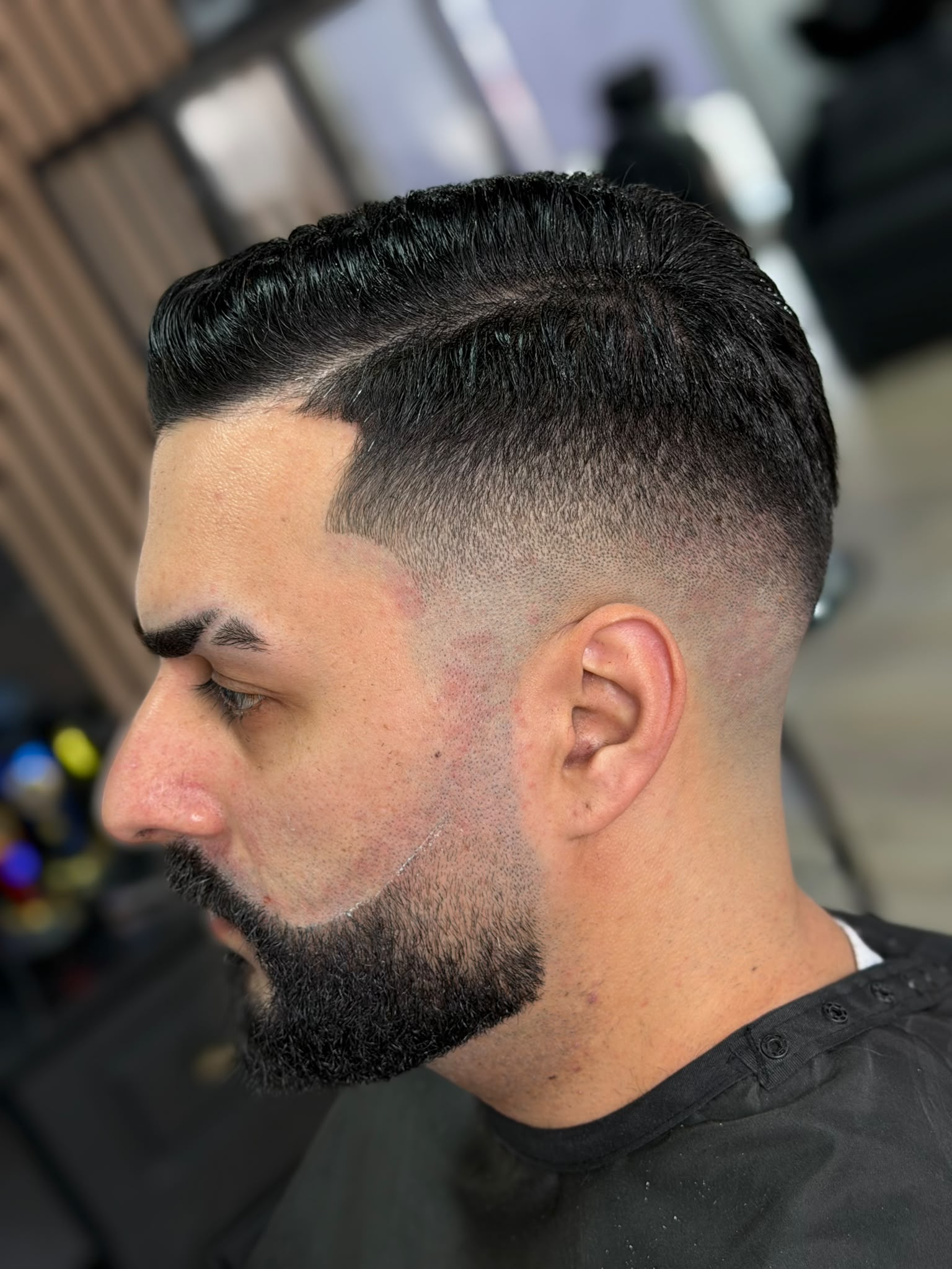 Trabajo de barbería